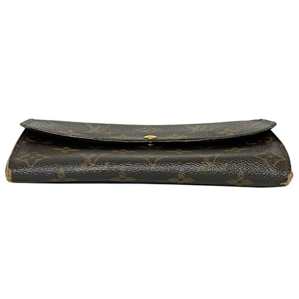 LOUIS VUITTON Long Wallet Portofeuil Sarah Brown Monogram M61734 MI1903 Bi-Fold - Picture 3 of 10